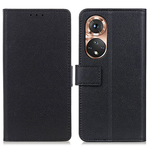 Funda de Cuero Cartera con Soporte Carcasa M08L para Huawei Honor 50 5G Negro