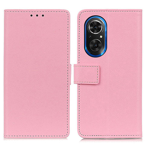 Funda de Cuero Cartera con Soporte Carcasa M08L para Huawei Honor 50 SE 5G Rosa