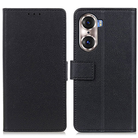 Funda de Cuero Cartera con Soporte Carcasa M08L para Huawei Honor 60 5G Negro