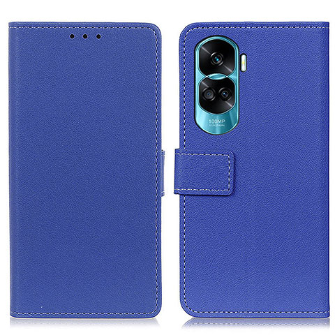 Funda de Cuero Cartera con Soporte Carcasa M08L para Huawei Honor 90 Lite 5G Azul