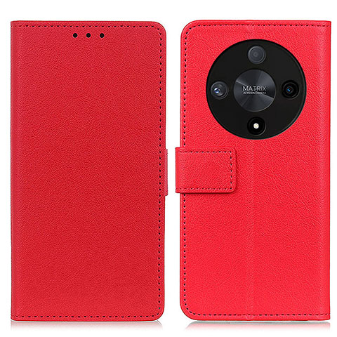 Funda de Cuero Cartera con Soporte Carcasa M08L para Huawei Honor Magic6 Lite 5G Rojo