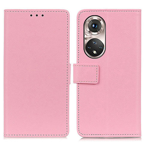 Funda de Cuero Cartera con Soporte Carcasa M08L para Huawei Nova 9 Pro Rosa