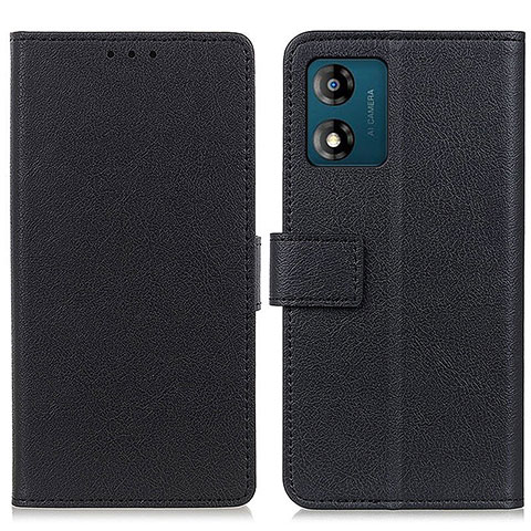 Funda de Cuero Cartera con Soporte Carcasa M08L para Motorola Moto E13 Negro