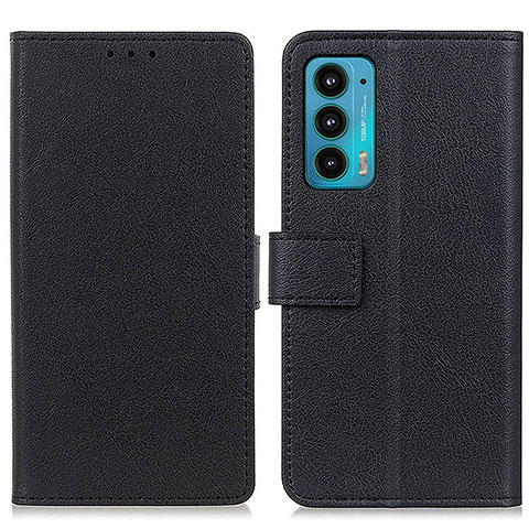 Funda de Cuero Cartera con Soporte Carcasa M08L para Motorola Moto Edge 20 5G Negro