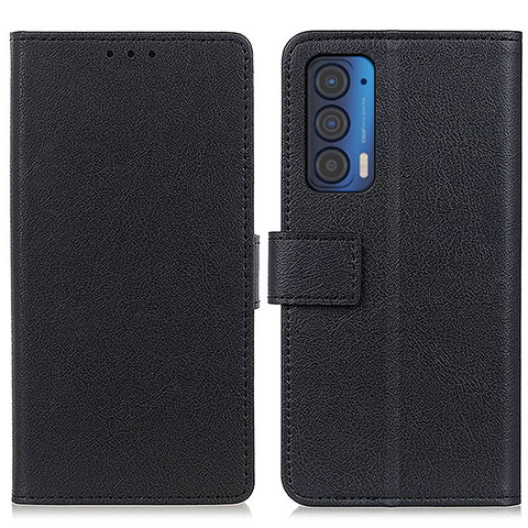 Funda de Cuero Cartera con Soporte Carcasa M08L para Motorola Moto Edge (2021) 5G Negro