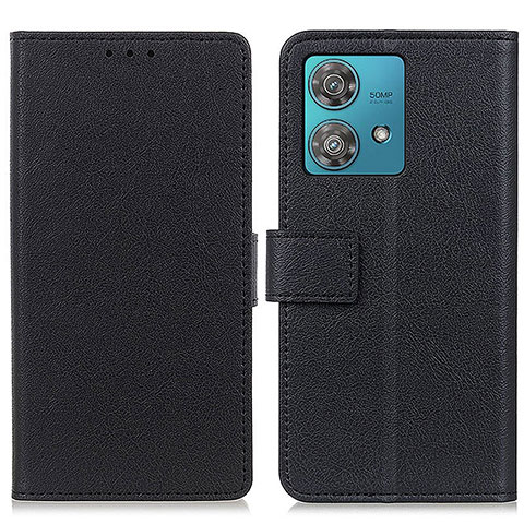 Funda de Cuero Cartera con Soporte Carcasa M08L para Motorola Moto Edge 40 Neo 5G Negro