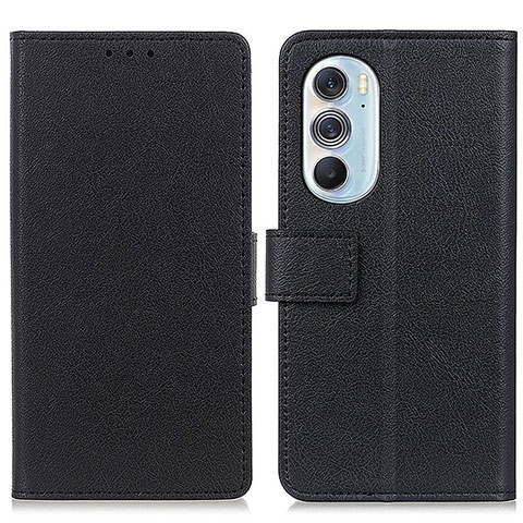 Funda de Cuero Cartera con Soporte Carcasa M08L para Motorola Moto Edge X30 5G Negro