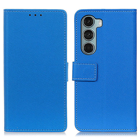 Funda de Cuero Cartera con Soporte Carcasa M08L para Motorola Moto G200 5G Azul