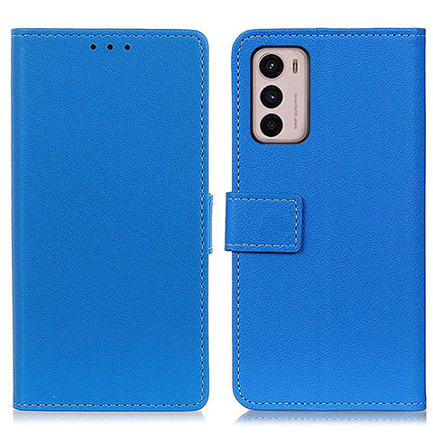 Funda de Cuero Cartera con Soporte Carcasa M08L para Motorola Moto G42 Azul