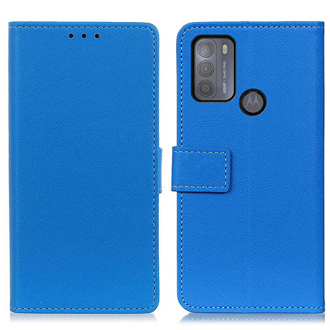 Funda de Cuero Cartera con Soporte Carcasa M08L para Motorola Moto G50 Azul