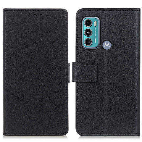 Funda de Cuero Cartera con Soporte Carcasa M08L para Motorola Moto G60 Negro