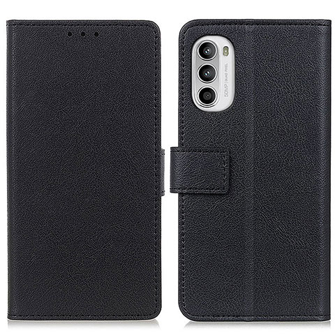 Funda de Cuero Cartera con Soporte Carcasa M08L para Motorola Moto G71s 5G Negro