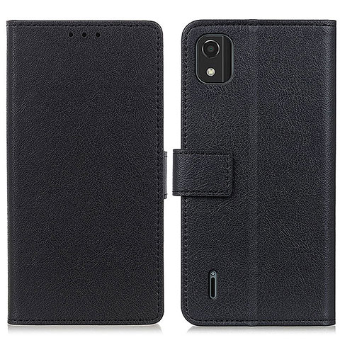 Funda de Cuero Cartera con Soporte Carcasa M08L para Nokia C2 2nd Edition Negro