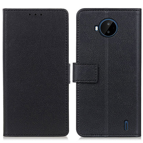 Funda de Cuero Cartera con Soporte Carcasa M08L para Nokia C20 Plus Negro