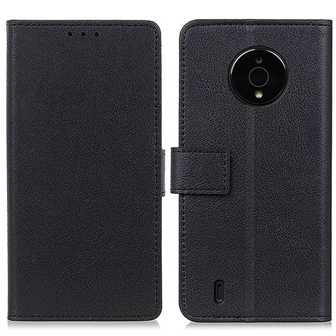 Funda de Cuero Cartera con Soporte Carcasa M08L para Nokia C200 Negro