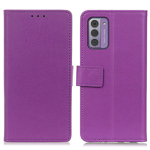 Funda de Cuero Cartera con Soporte Carcasa M08L para Nokia G310 5G Morado