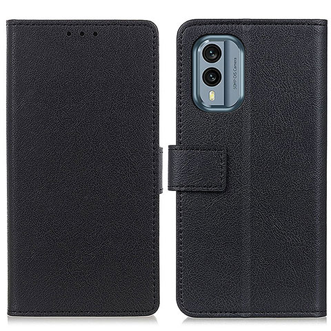 Funda de Cuero Cartera con Soporte Carcasa M08L para Nokia X30 5G Negro