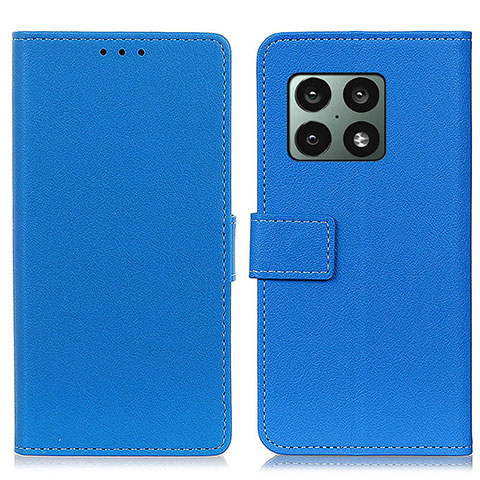 Funda de Cuero Cartera con Soporte Carcasa M08L para OnePlus 10 Pro 5G Azul