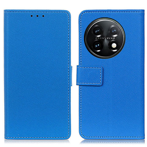 Funda de Cuero Cartera con Soporte Carcasa M08L para OnePlus 11 5G Azul