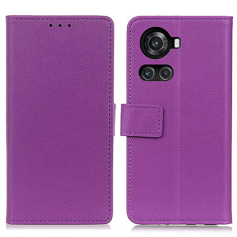 Funda de Cuero Cartera con Soporte Carcasa M08L para OnePlus Ace 5G Morado