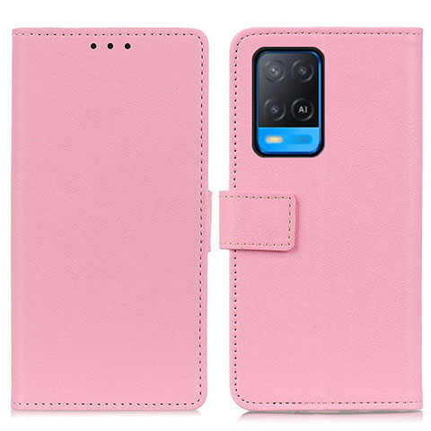 Funda de Cuero Cartera con Soporte Carcasa M08L para Oppo A54 4G Rosa