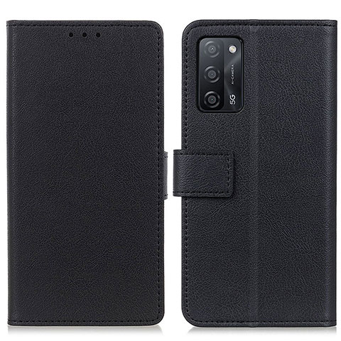 Funda de Cuero Cartera con Soporte Carcasa M08L para Oppo A55 5G Negro