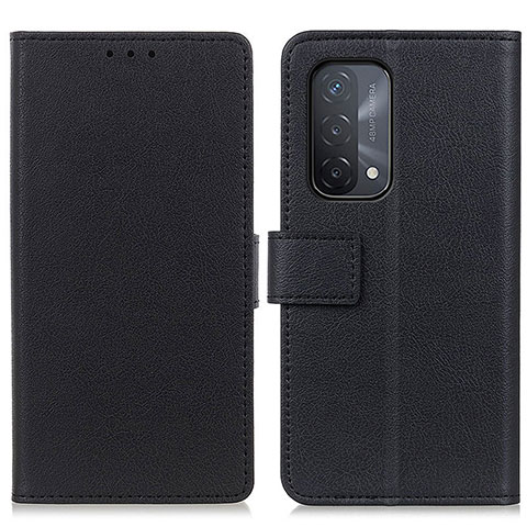 Funda de Cuero Cartera con Soporte Carcasa M08L para Oppo A93 5G Negro