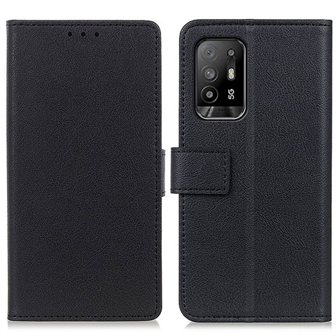 Funda de Cuero Cartera con Soporte Carcasa M08L para Oppo A94 5G Negro