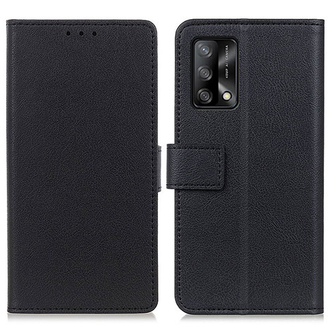 Funda de Cuero Cartera con Soporte Carcasa M08L para Oppo F19 Negro