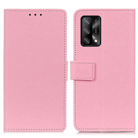 Funda de Cuero Cartera con Soporte Carcasa M08L para Oppo F19 Rosa