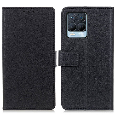 Funda de Cuero Cartera con Soporte Carcasa M08L para Realme 8 4G Negro