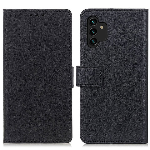 Funda de Cuero Cartera con Soporte Carcasa M08L para Samsung Galaxy A04s Negro