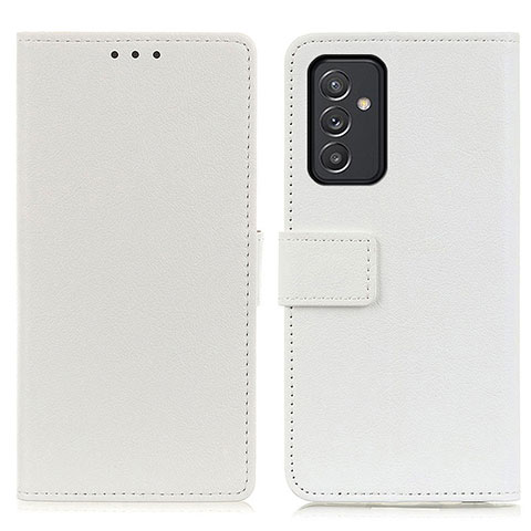 Funda de Cuero Cartera con Soporte Carcasa M08L para Samsung Galaxy A82 5G Blanco