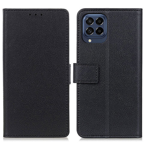 Funda de Cuero Cartera con Soporte Carcasa M08L para Samsung Galaxy M53 5G Negro