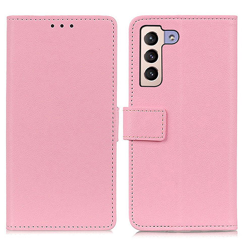 Funda de Cuero Cartera con Soporte Carcasa M08L para Samsung Galaxy S21 Plus 5G Rosa