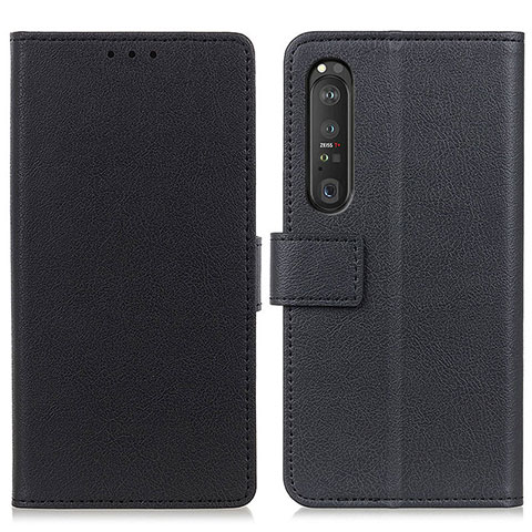 Funda de Cuero Cartera con Soporte Carcasa M08L para Sony Xperia 1 III Negro