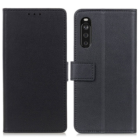 Funda de Cuero Cartera con Soporte Carcasa M08L para Sony Xperia 10 III Lite Negro