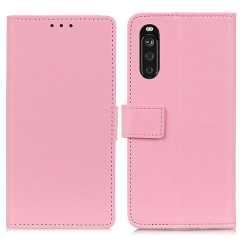 Funda de Cuero Cartera con Soporte Carcasa M08L para Sony Xperia 10 III Lite Rosa