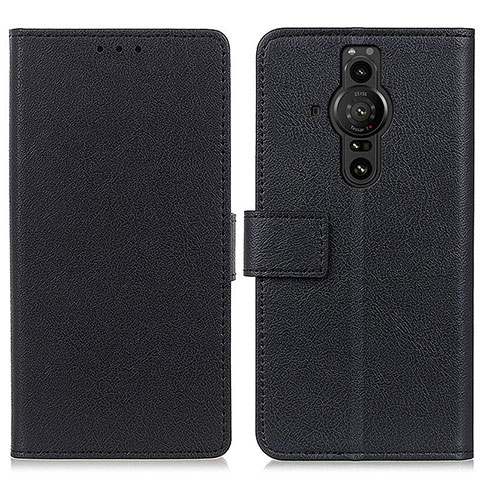 Funda de Cuero Cartera con Soporte Carcasa M08L para Sony Xperia PRO-I Negro