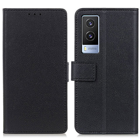 Funda de Cuero Cartera con Soporte Carcasa M08L para Vivo V21e 5G Negro