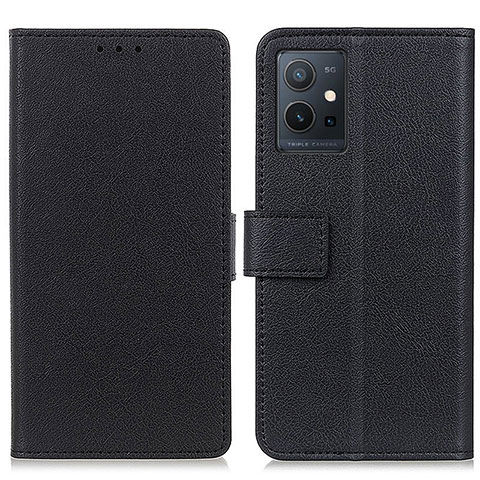 Funda de Cuero Cartera con Soporte Carcasa M08L para Vivo Y33e 5G Negro