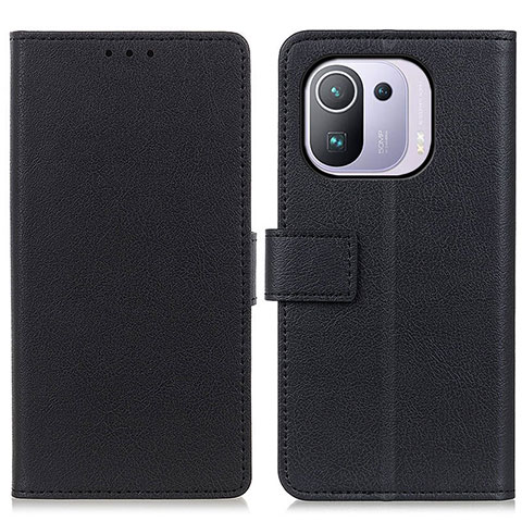 Funda de Cuero Cartera con Soporte Carcasa M08L para Xiaomi Mi 11 Pro 5G Negro