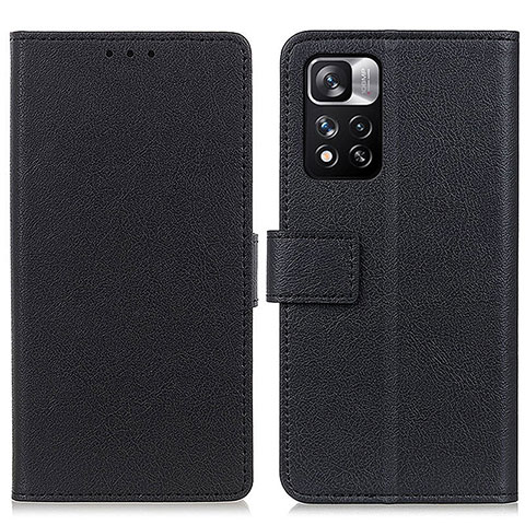 Funda de Cuero Cartera con Soporte Carcasa M08L para Xiaomi Mi 11i 5G (2022) Negro