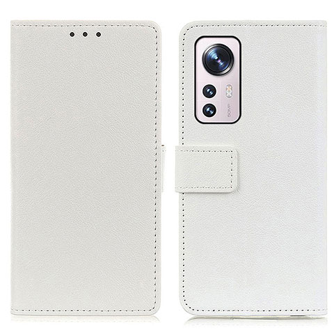 Funda de Cuero Cartera con Soporte Carcasa M08L para Xiaomi Mi 12S Pro 5G Blanco