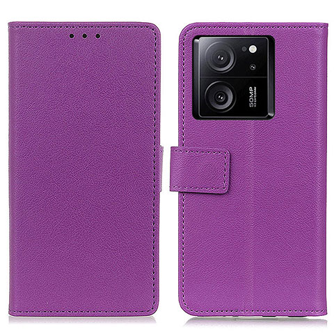 Funda de Cuero Cartera con Soporte Carcasa M08L para Xiaomi Mi 13T 5G Morado