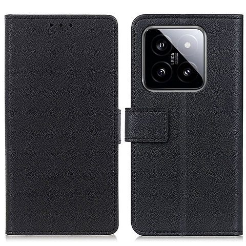 Funda de Cuero Cartera con Soporte Carcasa M08L para Xiaomi Mi 14 Pro 5G Negro