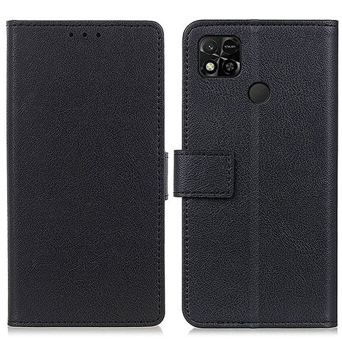 Funda de Cuero Cartera con Soporte Carcasa M08L para Xiaomi POCO C3 Negro