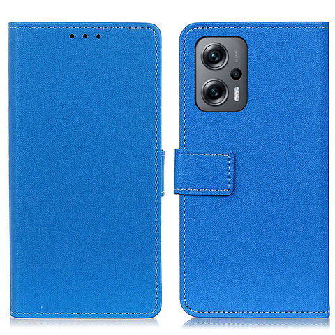 Funda de Cuero Cartera con Soporte Carcasa M08L para Xiaomi Redmi K50i 5G Azul