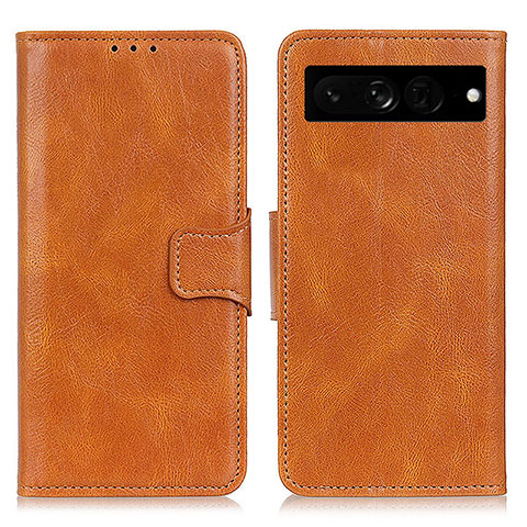 Funda de Cuero Cartera con Soporte Carcasa M09L para Google Pixel 7 Pro 5G Marron