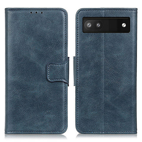 Funda de Cuero Cartera con Soporte Carcasa M09L para Google Pixel 7a 5G Azul